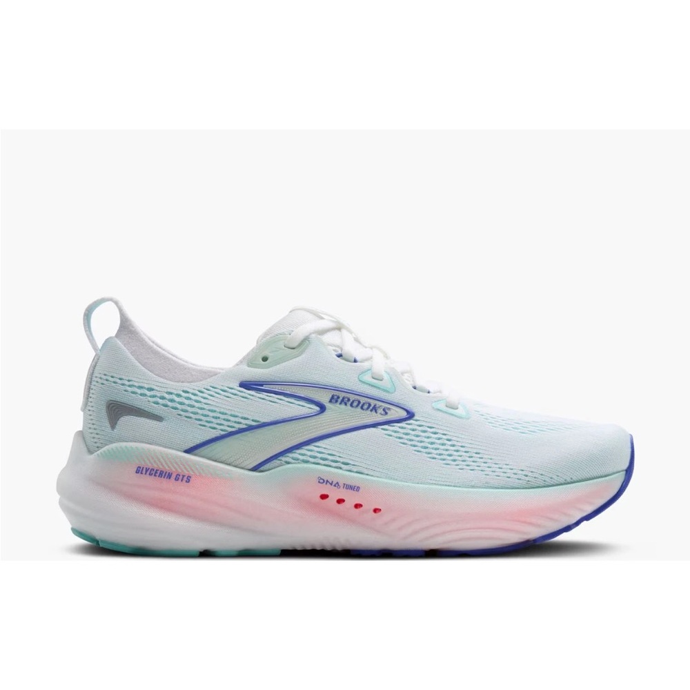 Brooks Women's Shoes in White and Blue